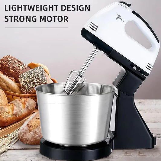 Mixer 2 în 1 cu bol din inox 4 L, 380 W, 7 trepte de viteză