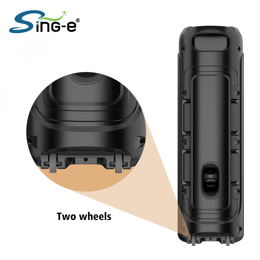 Boxă Bluetooth profesională ZQS8308 cu LED RGB, karaoke, microfon, player audio integrat