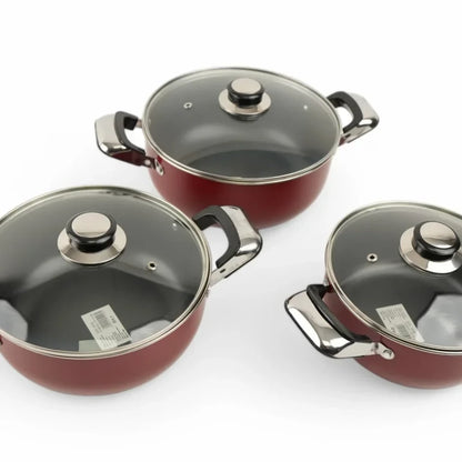 Set 3 Tigăi Antiaderente – 18 cm, 20 cm și 22 cm