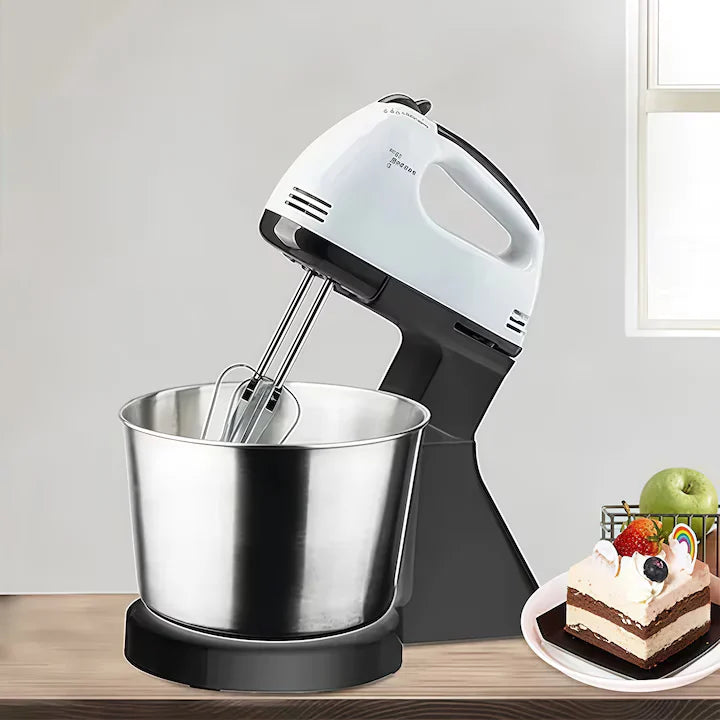 Mixer 2 în 1 cu bol din inox 4 L, 380 W, 7 trepte de viteză