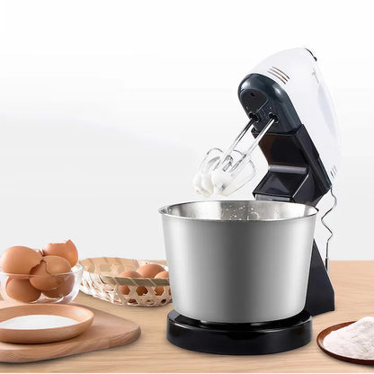 Mixer 2 în 1 cu bol din inox 4 L, 380 W, 7 trepte de viteză